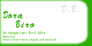 dora biro business card